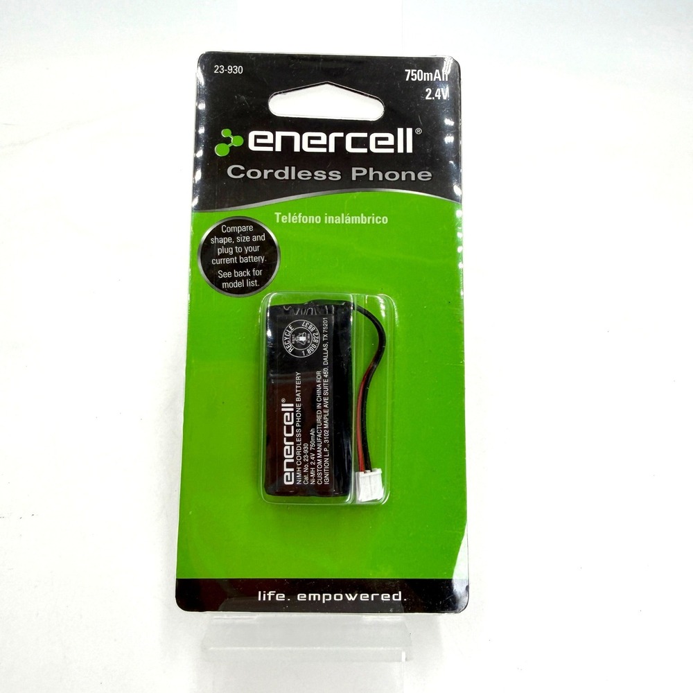 New‎ Enercell Cordless Phone Battery 2.4V 1400 mAh 23-898